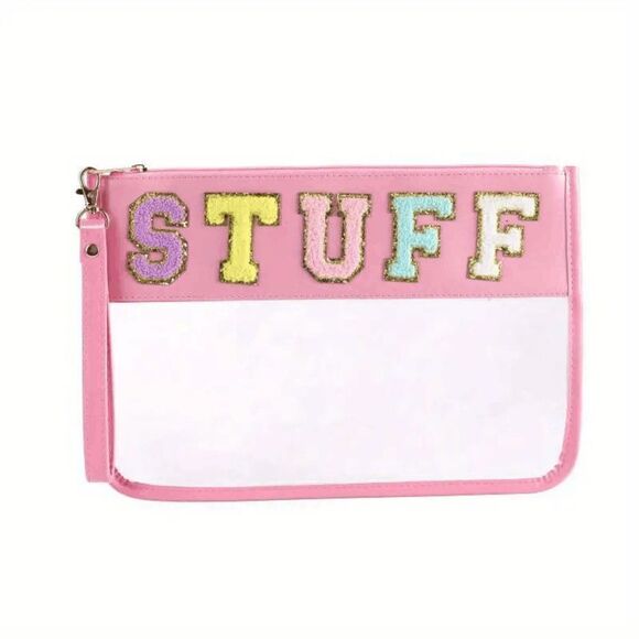 Stoney Clover Style Waterproof PVC Pink Snacks Bag - Picture 4 of 5